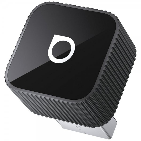 Mini Cube langaton CarPlay/Android Auto -sovitin, musta
