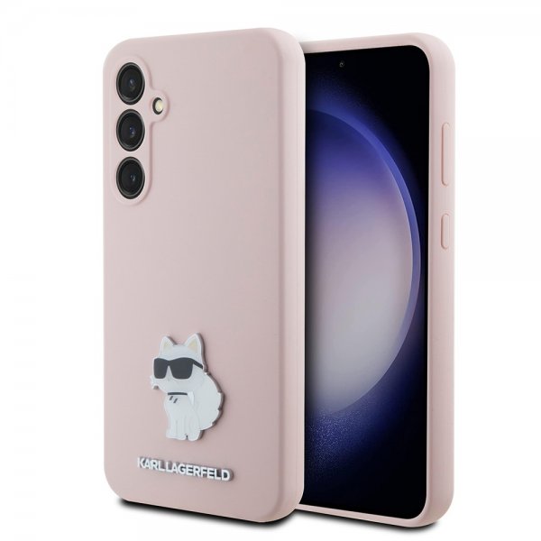 Samsung Galaxy S23 FE Kuori Liquid Silicone Choupette Vaaleanpunainen