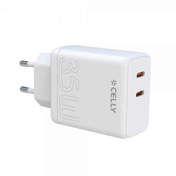 Laturi 2xUSB-C 35W Valkoinen