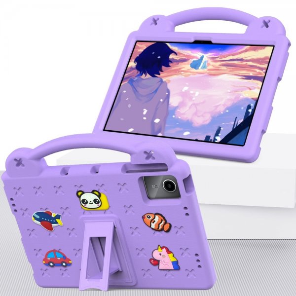 Lenovo Tab M11 TB330 Kuori Lasten Stickers Violetti