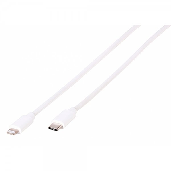 Lightning till USB-C Kaapeli 2 meter Valkoinen