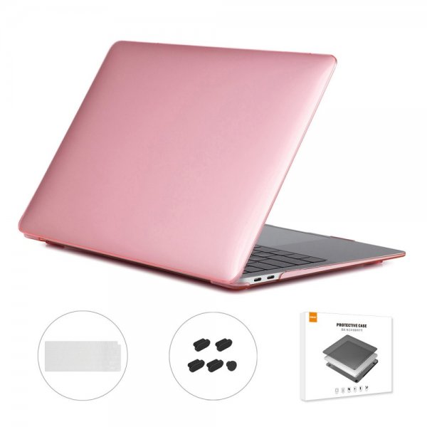 Macbook Air 13 (A1932. A2179. A2337) Kuori Näppäimistösuoja Vaaleanpunainen