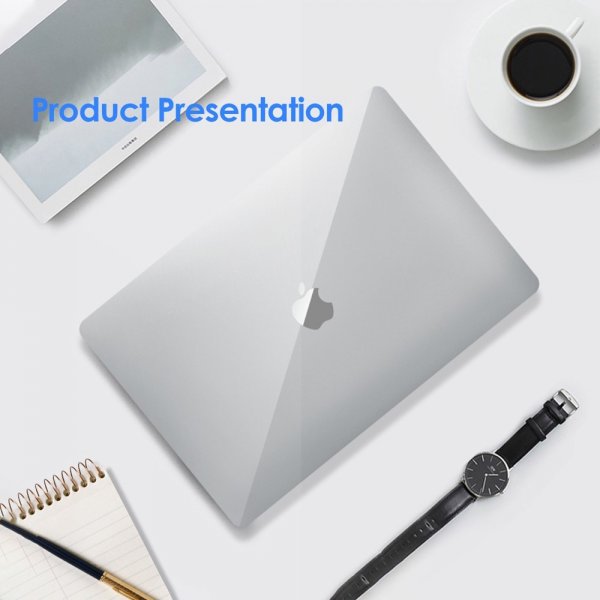 Macbook Air 15 M2 (A2941)/M3 (A3114) Kuori Matta läpinäkyvä Valkoinen