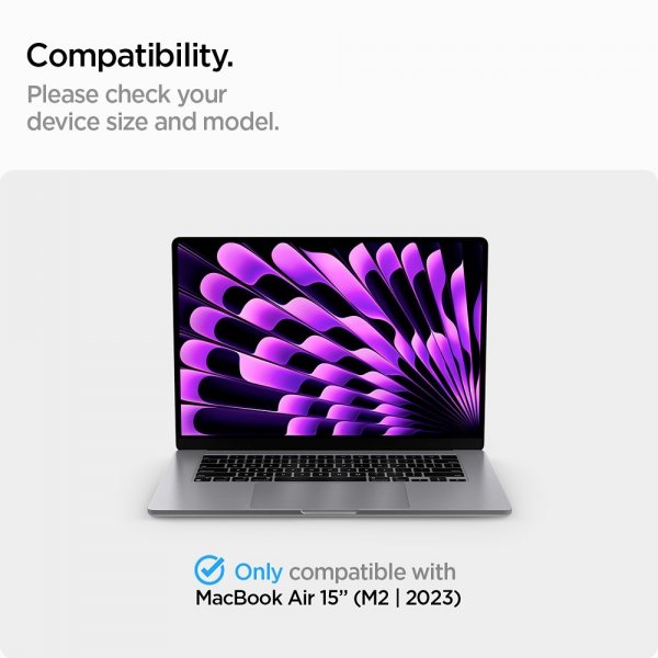 Macbook Air 15 M2 (A2941)/M3 (A3114) Näytönsuoja Safe View Privacy