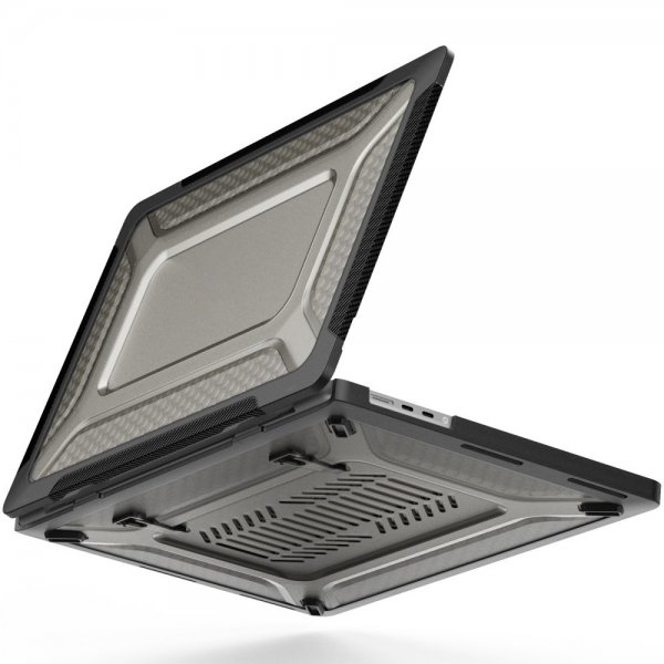 MacBook Pro 16 (A2485) Kuori Armor Telinetoiminto Musta