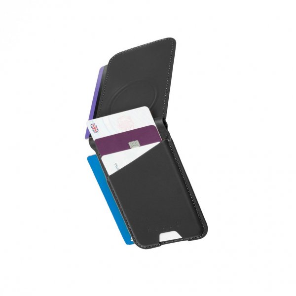 Korttipidike MagSafe Wallet Stand Musta