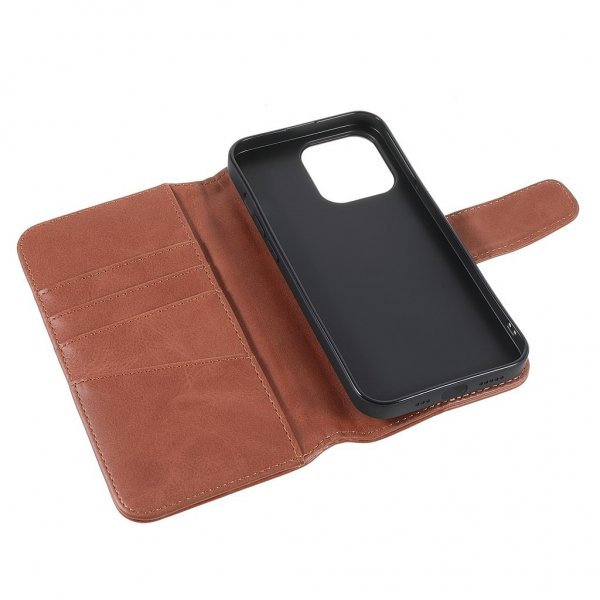 iPhone 14 Pro Kotelo Essential Leather Maple Brown