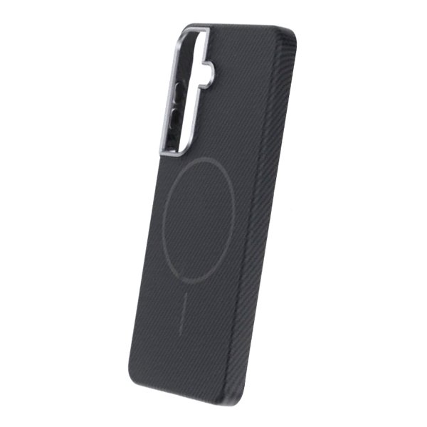 Samsung Galaxy S26 Plus Kuori Hiilikuitukuvio MagSafe Musta