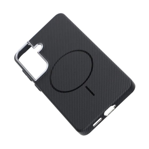 Samsung Galaxy S26 Plus Kuori Hiilikuitukuvio MagSafe Musta