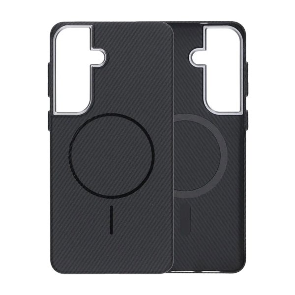 Samsung Galaxy S26 Plus Kuori Hiilikuitukuvio MagSafe Musta