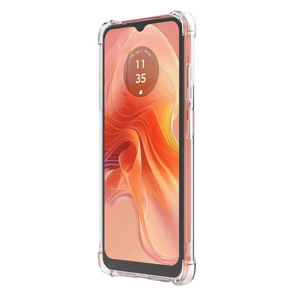 Motorola Moto G04/Moto E14 Kuori Iskunkestävä Läpinäkyvä