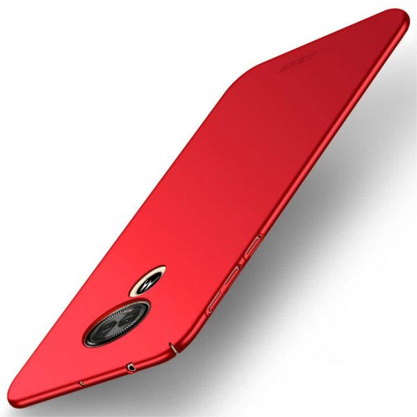 Motorola Moto E5 Play Kuori SHIELD Slim Kovamuovi Punainen
