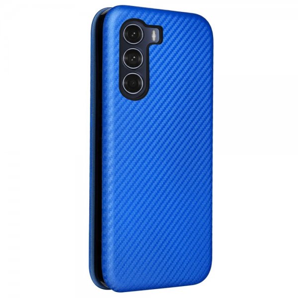 Motorola moto g200 5G Kotelo Hiilikuiturakenne Sininen