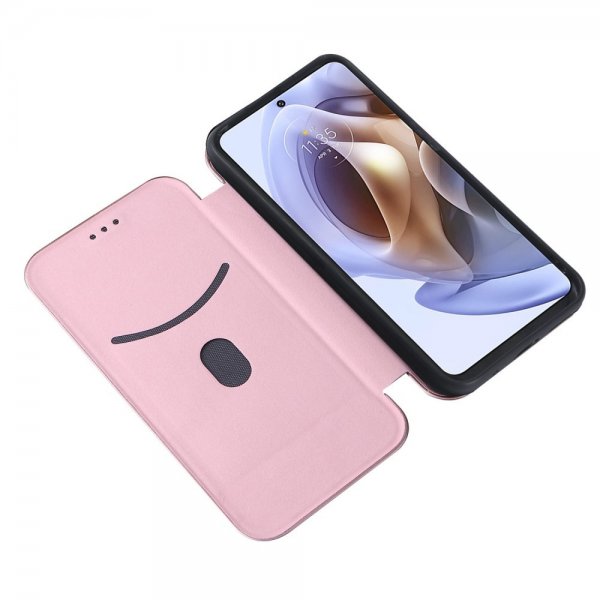 Motorola moto g200 5G Kotelo Hiilikuiturakenne Ruusukulta