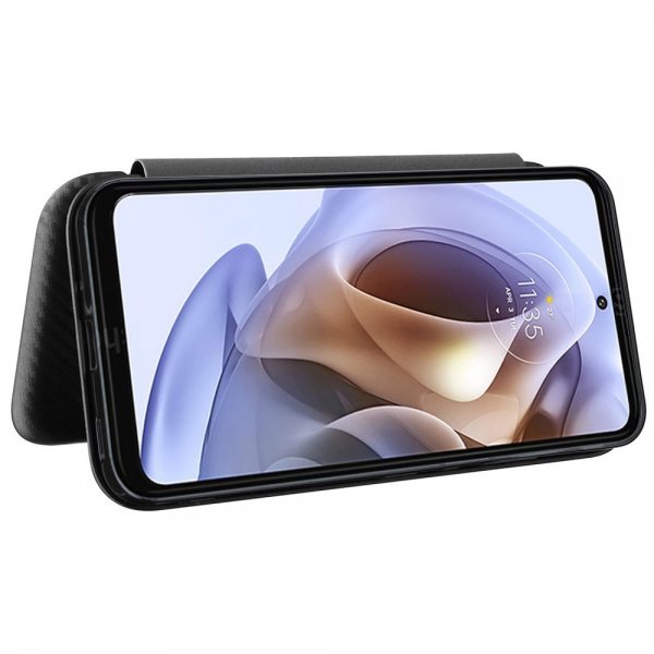 Motorola moto g200 5G Kotelo Hiilikuiturakenne Musta