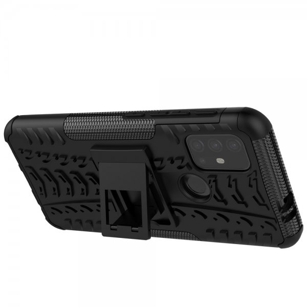 Motorola Moto G30 Kuori Rengaskuvio Telinetoiminto Musta