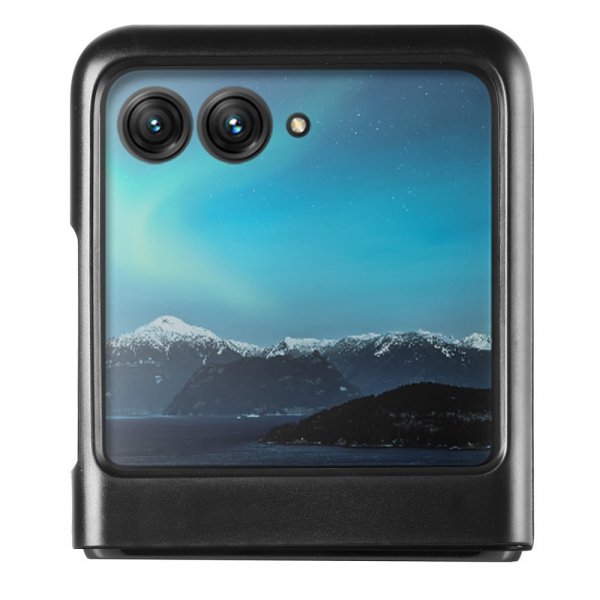 Motorola Razr 40 Ultra Kuori Hiilikuiturakenne Ruskea