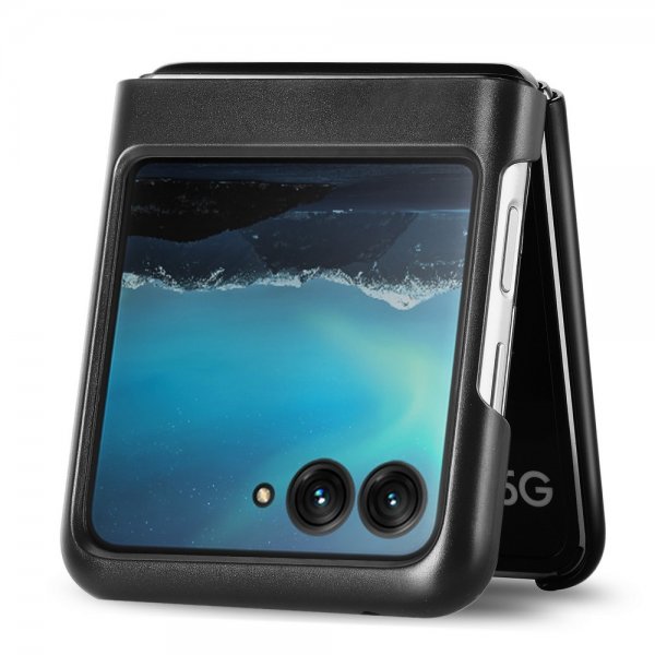 Motorola Razr 40 Ultra Kuori Hiilikuiturakenne Ruskea