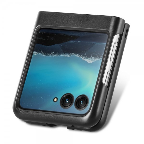 Motorola Razr 40 Ultra Kuori Hiilikuiturakenne Ruskea