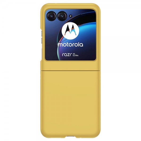 Motorola Razr 40 Ultra Kuori Ultra Thin Keltainen