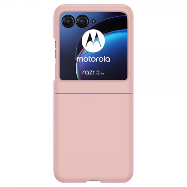 Motorola Razr 40 Ultra Kuori Ultra Thin Vaaleanpunainen