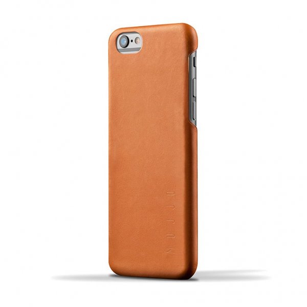iPhone 6/6S Kuori Full Leather Case Tan