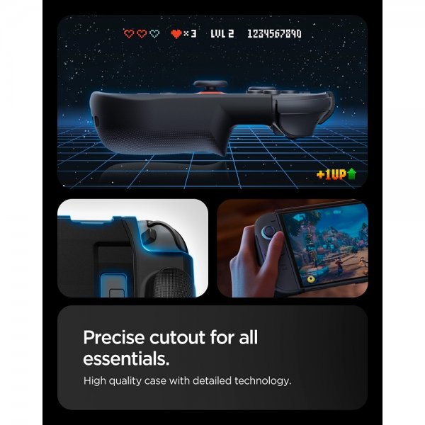 Nintendo Switch 2 Kuori Dual Grip Musta