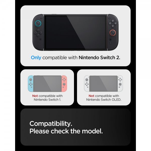 Nintendo Switch 2 Kuori Dual Grip Musta