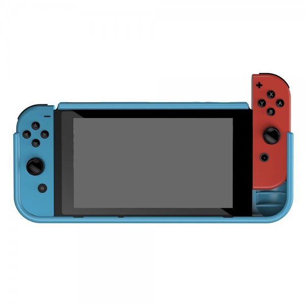 Nintendo Switch kotelo hiilikuitukuviolla sininen