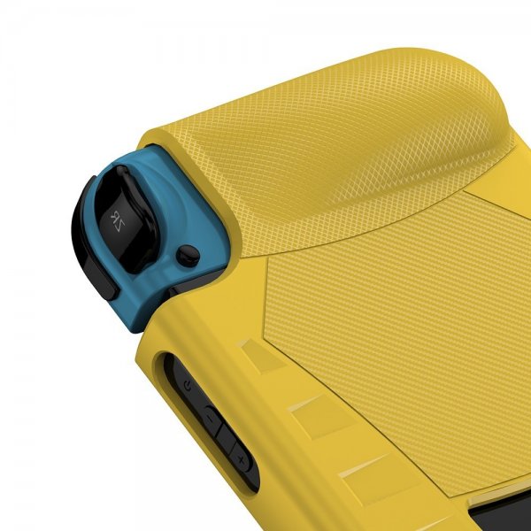 Nintendo Switch kotelo hiilikuitukuosisella keltainen