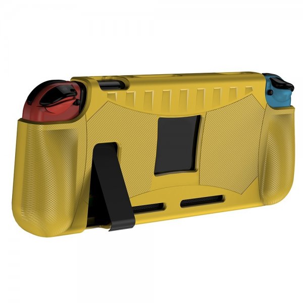 Nintendo Switch kotelo hiilikuitukuosisella keltainen