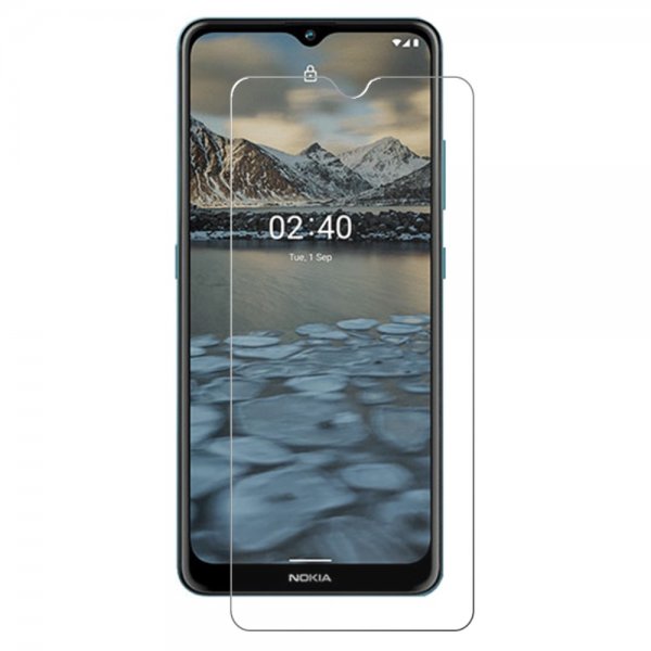 Nokia 2.4 Skärmskydd i Härdat Glas Fasad Kant