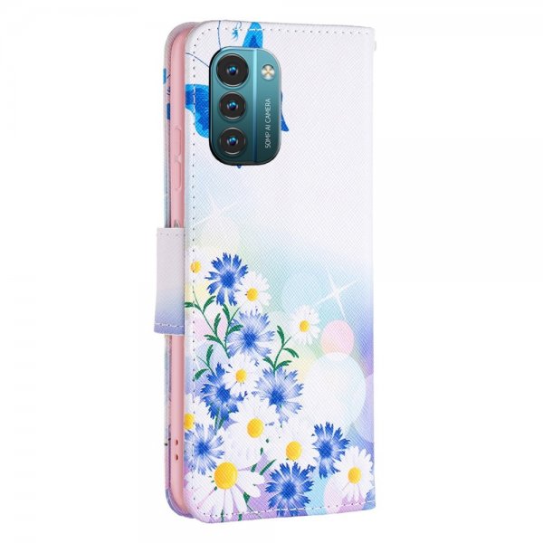 Nokia G11/G21 Kotelo Aihe Perhoset Ja Kukat