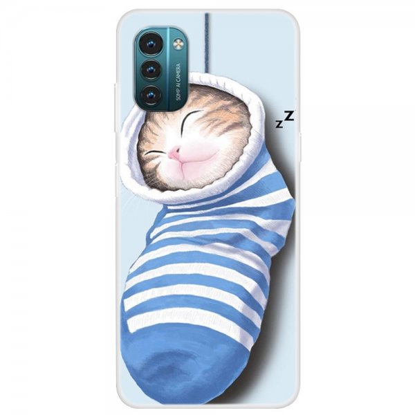 Nokia G11/G21 Kuori Aihe Nukkumassa Kissa