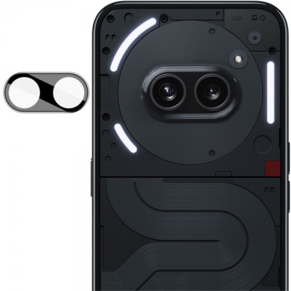 Nothing Phone (2a) Kameran suoja Karkaistua Lasia Musta