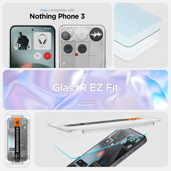 Nothing Phone 3 Näytönsuoja GLAS.tR EZ Fit 2-pakkaus