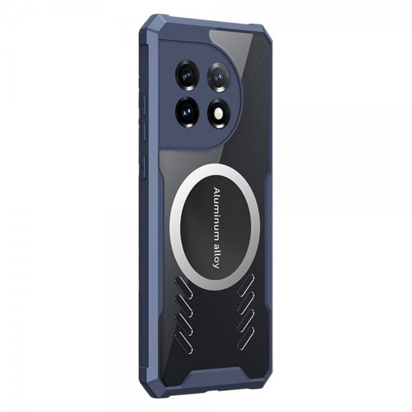 OnePlus 11 Kuori Metallilautanen Sininen