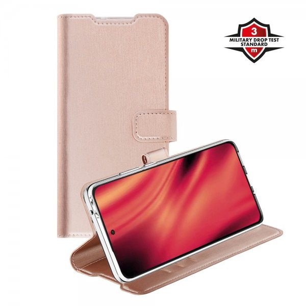 OnePlus Nord CE5 Kotelo Classic Wallet Ruusukulta
