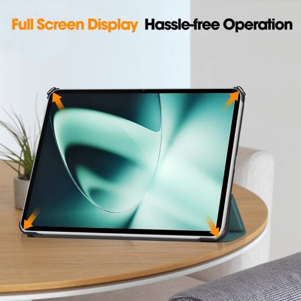 OnePlus Pad Kotelo Trifold Vihreä
