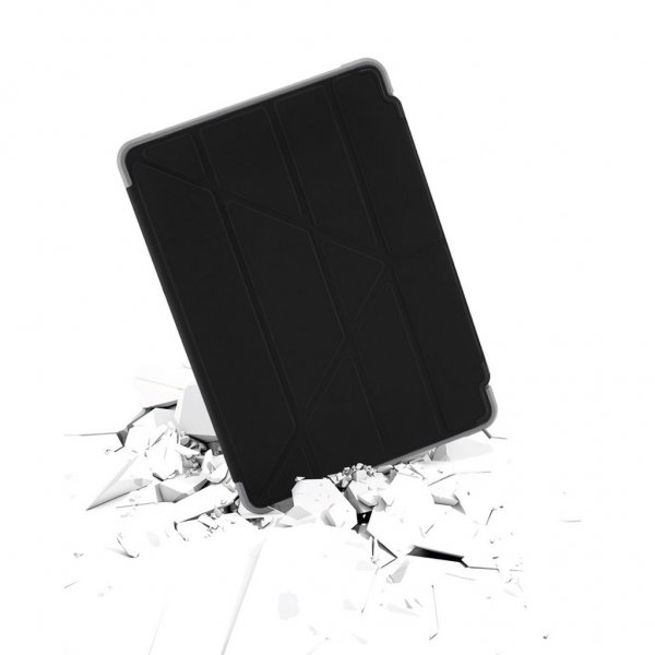 iPad 10.2 (gen 7/8/9) Kotelo Origami Shield Merensininen