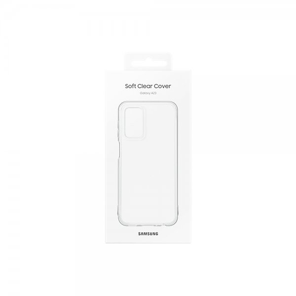 Original Galaxy A23 5G Kuori Soft Clear Cover Läpinäkyvä