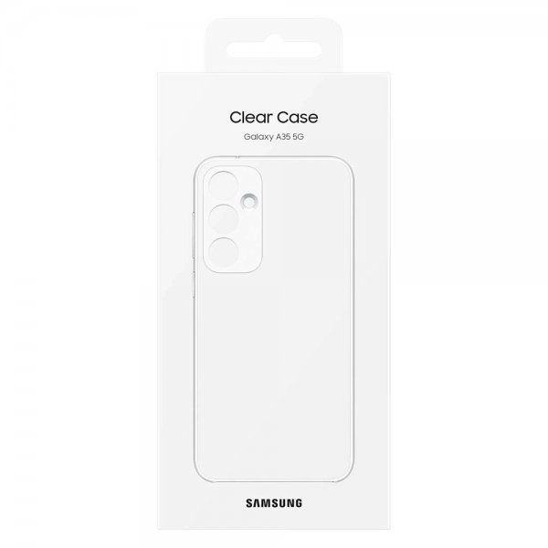 Original Galaxy A35 Kuori Clear Case Läpinäkyvä