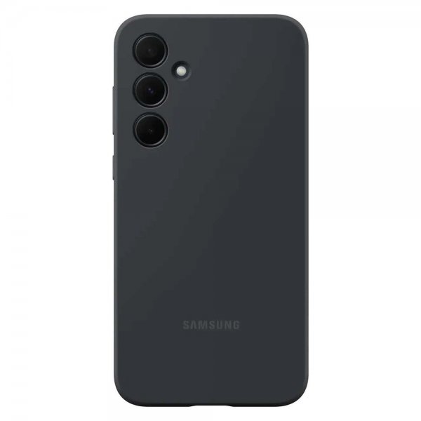 Original Galaxy A35 Kuori Silicone Case Musta