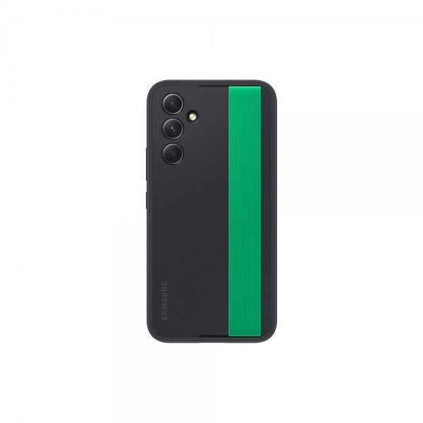 Original Galaxy A54 5G Kuori Haze Grip Case Musta