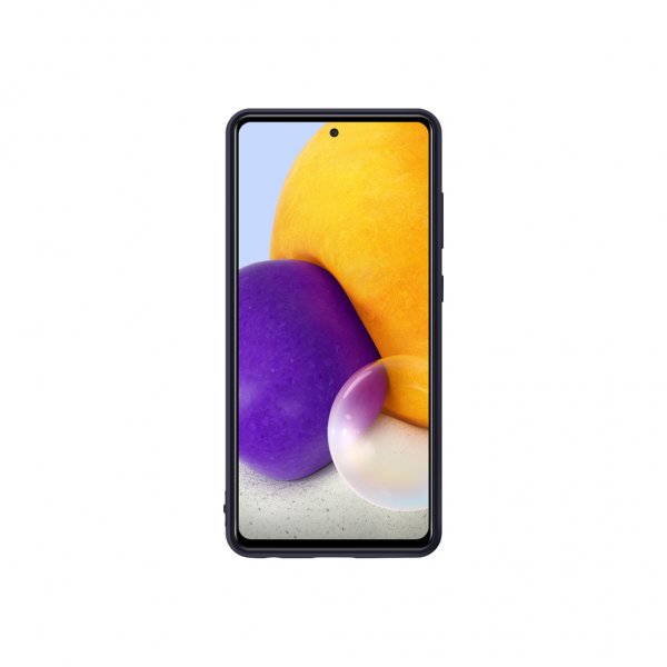 Original Galaxy A72 Kuori Silicone Cover Musta