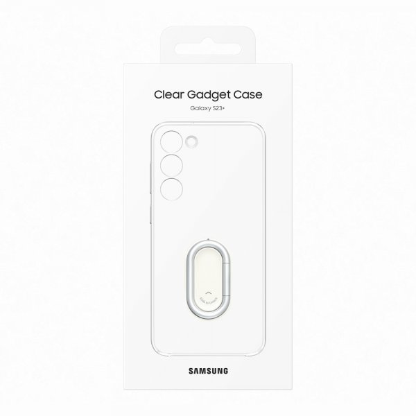 Original Galaxy S23 Plus Kuori Clear Gadget Case Läpinäkyvä