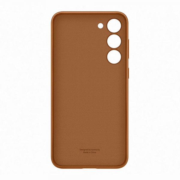 Original Galaxy S23 Plus Kuori Leather Cover Camel