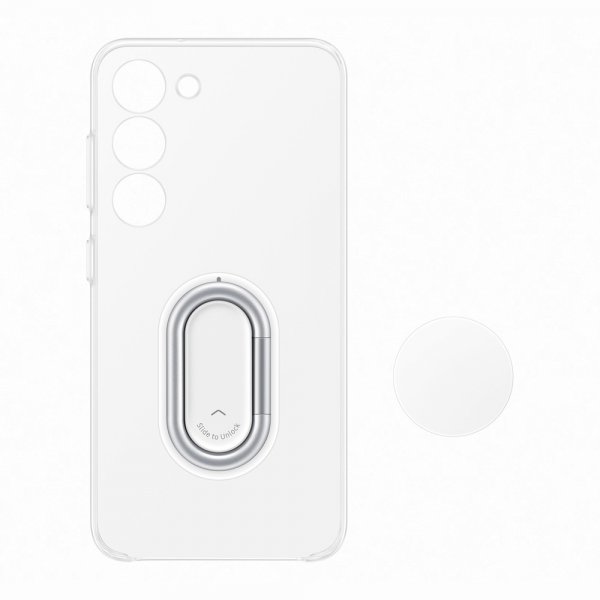 Original Galaxy S23 Kuori Clear Gadget Case Läpinäkyvä