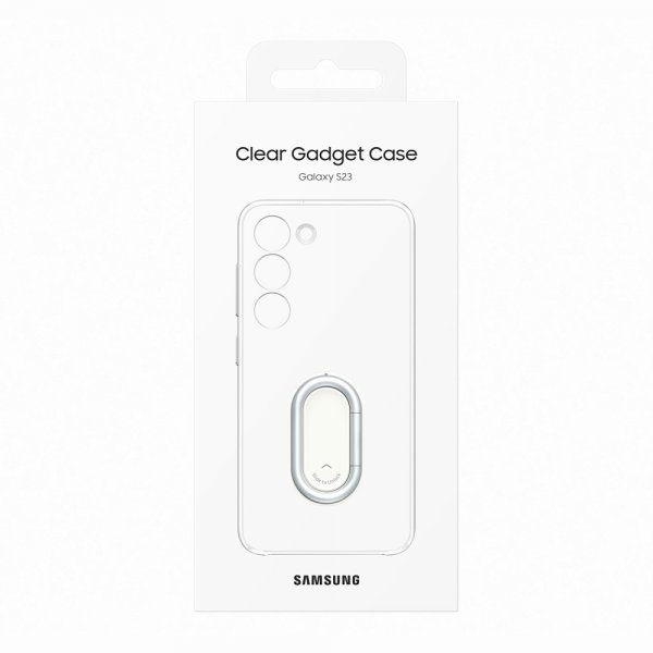Original Galaxy S23 Kuori Clear Gadget Case Läpinäkyvä