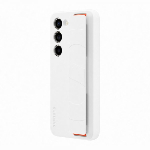 Original Galaxy S23 Kuori Silicone Grip Case Valkoinen